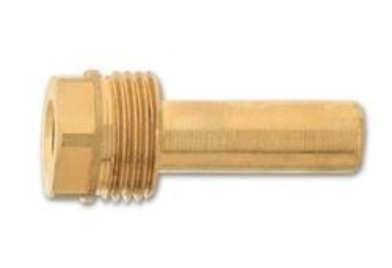 Obrázek Jímka teploměru 50 mm G1/2" mosaz., d=9mm