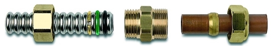 Obrázek EUROTIS přechod na Cu trubku TFA 12mm G1/2" - 15 mm